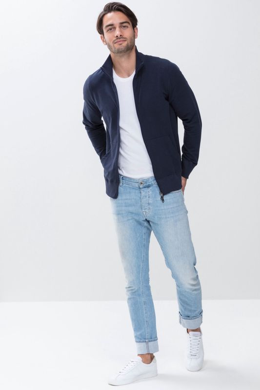 Homewear Enjoy vest 23593 - blauw