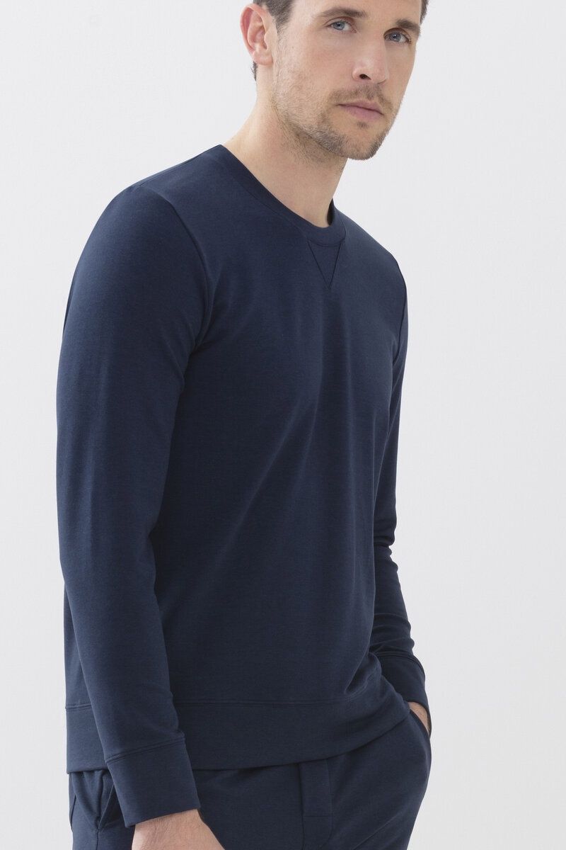 Homewear Enjoy sweater 36048 - donkerblauw