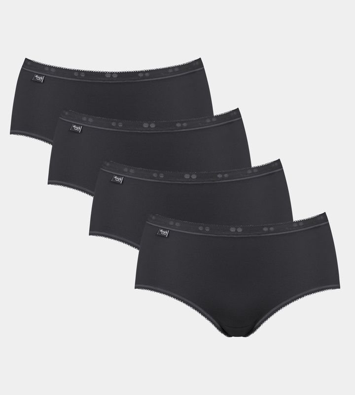 Midi Basic 4-Pack 10068837 - zwart
