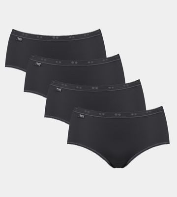 Midi Basic 4-Pack 10068837 - zwart