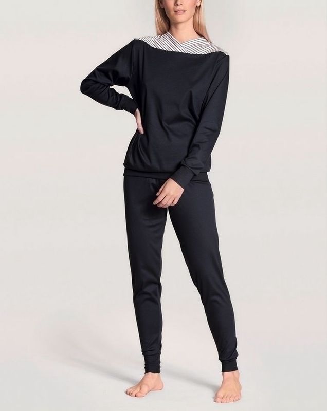 Pyjama met lange mouw Soulmate 43100 - donkerblauw