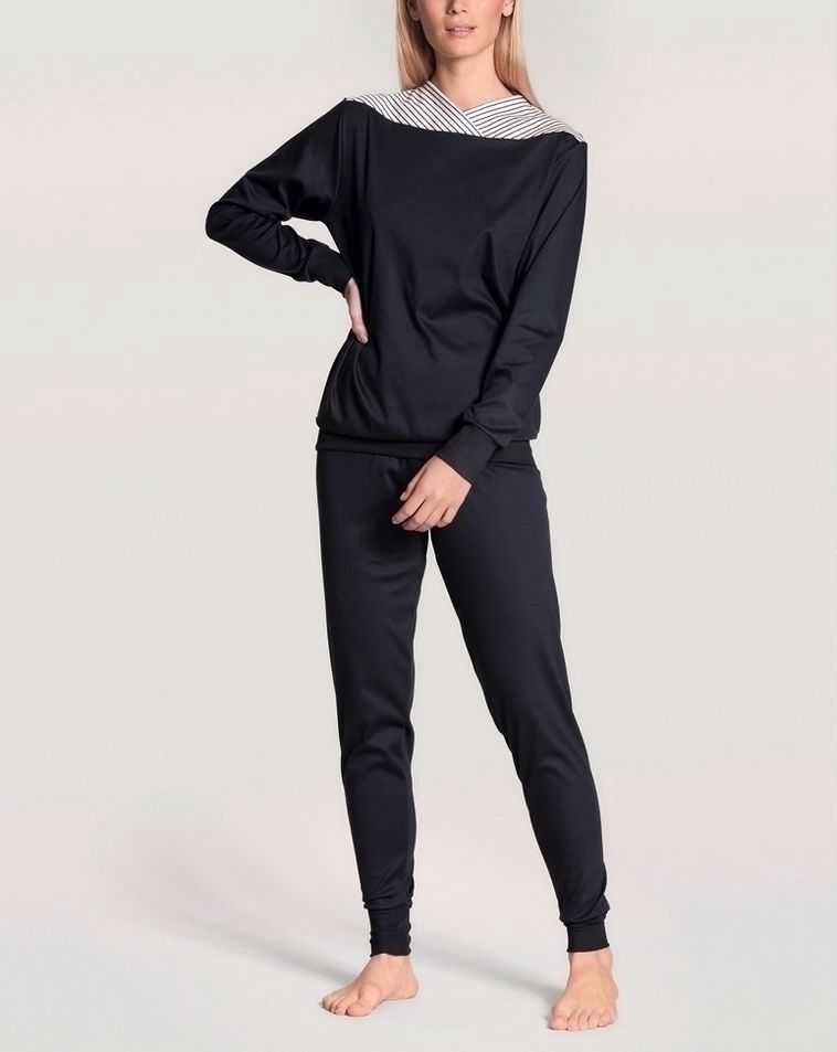 Pyjama met lange mouw Soulmate 43100 - donkerblauw