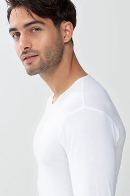 Shirt lange mouw Casual Cotton 49004 - wit