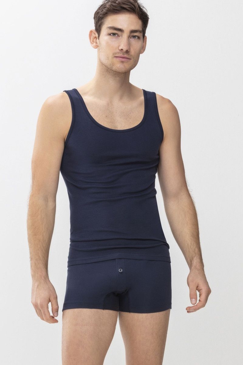 Singlet Casual Cotton 49100 - blauw