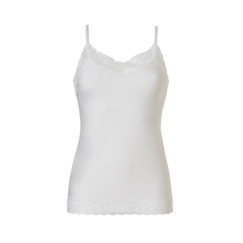 Spaghetti Top Secrets met kant 31912- offwhite