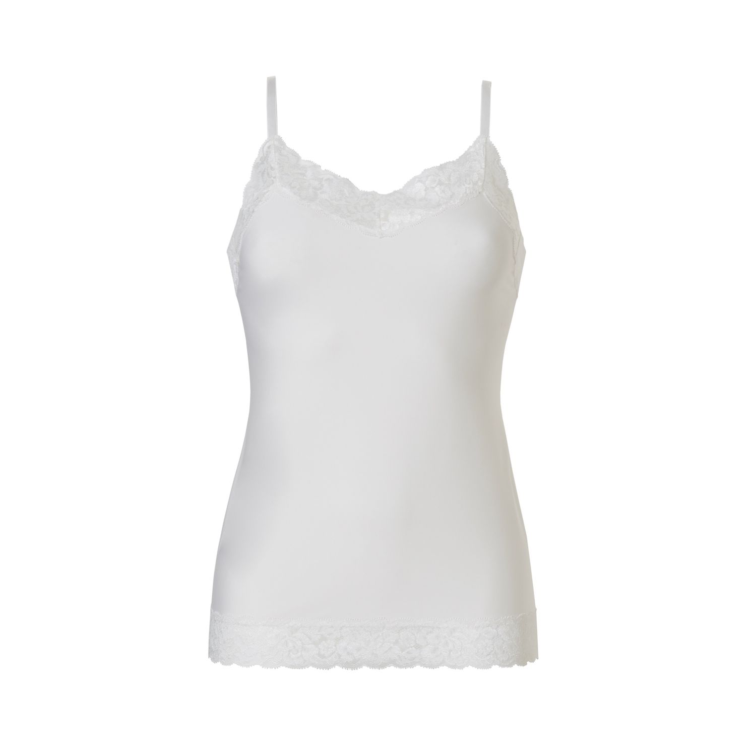 Spaghetti Top Secrets met kant 31912- offwhite