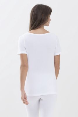 T-shirt Organic v-hals 26816 - wit