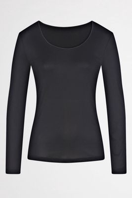 T-shirt lange mouw Emotion 56202 - zwart