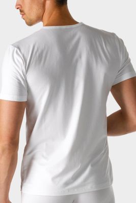 T-shirt ronde hals Dry Cotton 46002 - wit