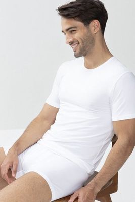 T-shirt ronde hals Dry Cotton 46002 - wit