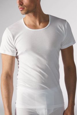 T-shirt ronde hals Casual Cotton 49002 - wit