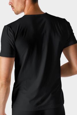T-shirt ronde hals Dry Cotton 46002 - zwart