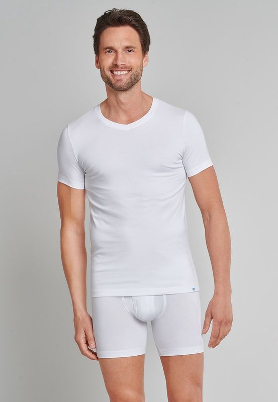 T-shirt v-hals Long Life Cotton 172468 - wit