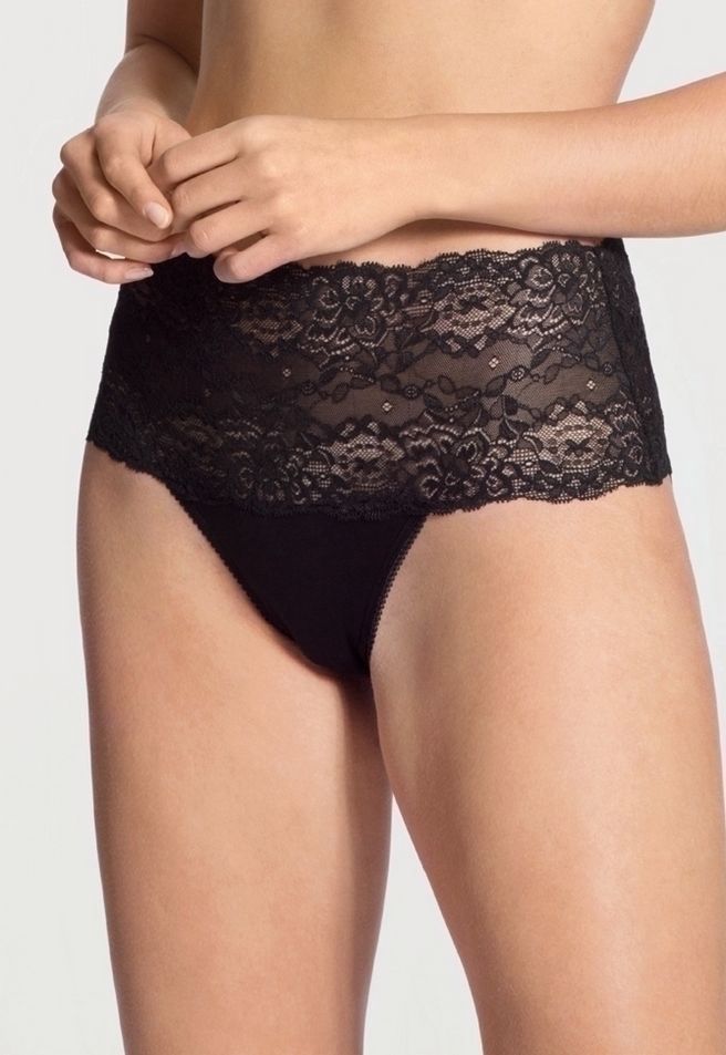 Tailleslip met kant Sensual Secrets 21431 - zwart