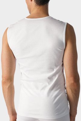 Tanktop v-hals Casual Cotton 49037 - wit