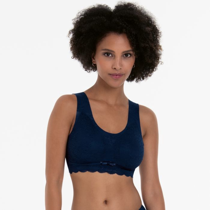 Bralette Essentials Lace 5400 - marine blauw