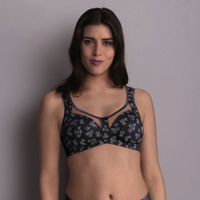 Comfort bh zonder beugel Clara art 5854 - antraciet
