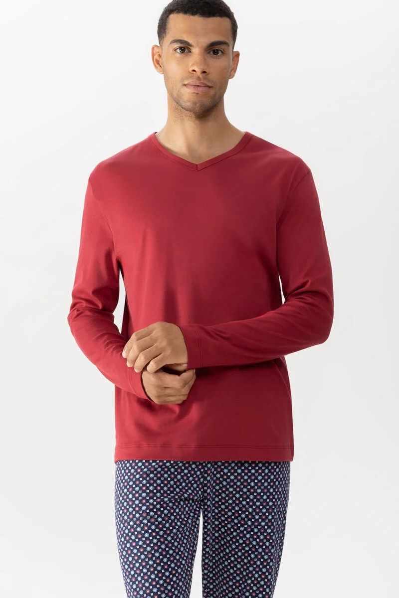 Shirt lange mouw Mix &amp; Match Solid Night 30125 - true red