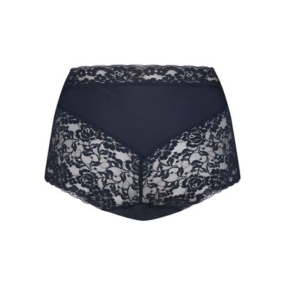 Maxi met kant Secrets 31758 - dark navy