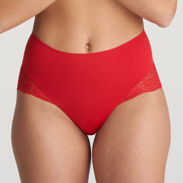 Color Studio Tailleslip met kant 0521631 - rood
