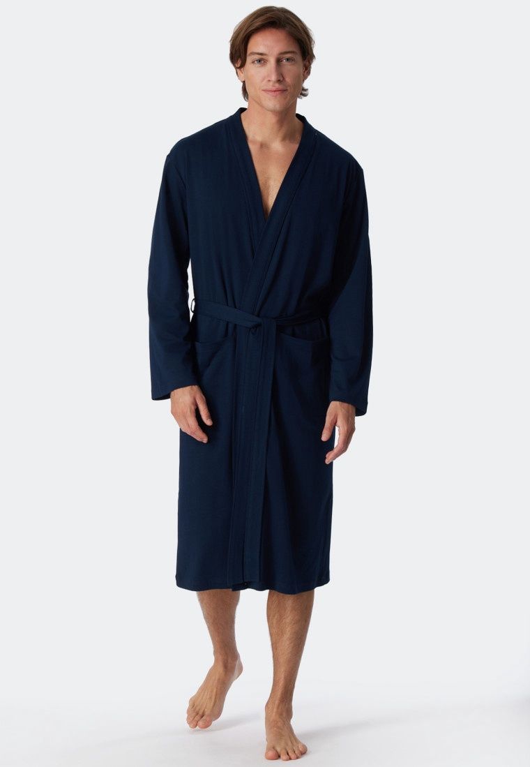 Badjas 178407- donkerblauw