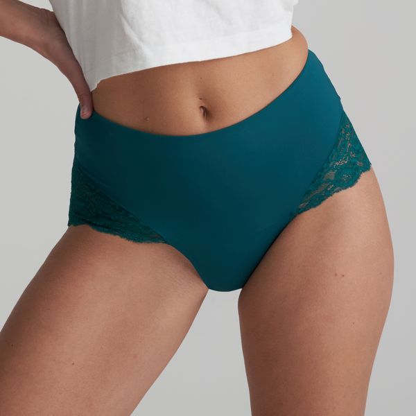 Color Studio Tailleslip met kant 0521631 - jasper green