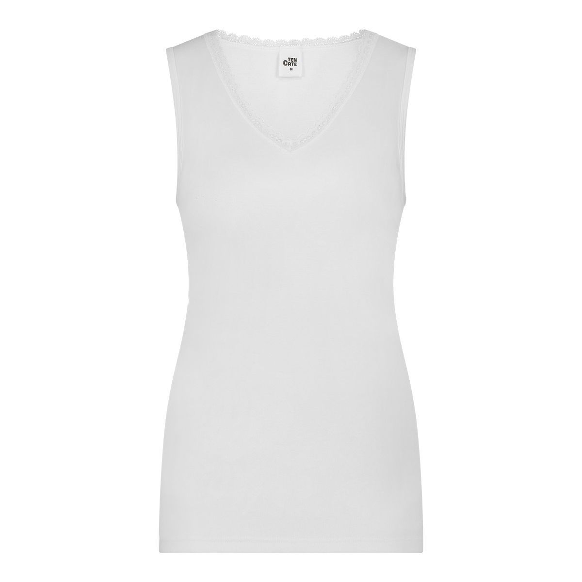 Thermo hemd met kant 60394 - wit