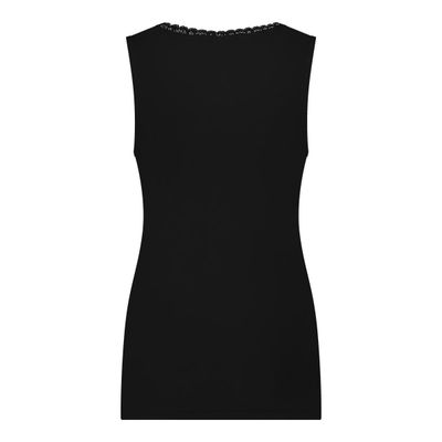 Thermo hemd met kant 60394 - zwart