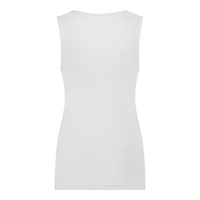 Thermo hemd met kant 60394 - wit