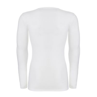 Thermo T-shirt lange mouw v-hals 30246 - wit