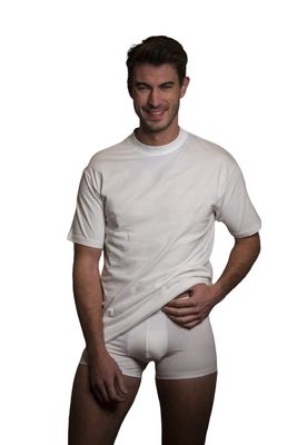 T-Shirt hoge boord Harro 405508 - wit