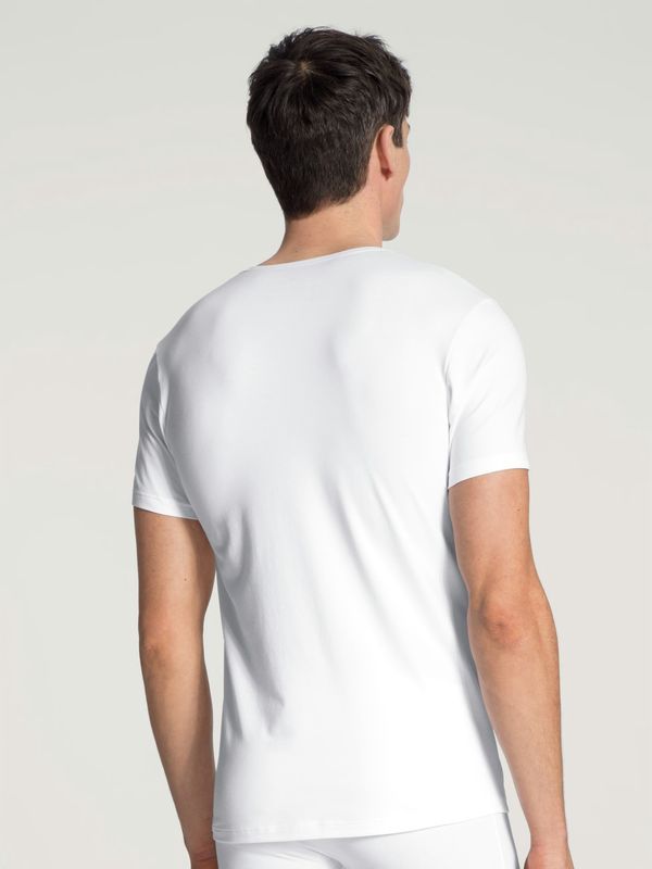 T-shirt ronde hals Cotton Code 14290 - wit