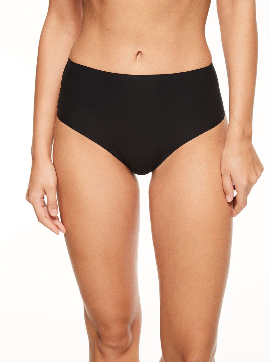 Softstretch Hoge String C10690 - zwart