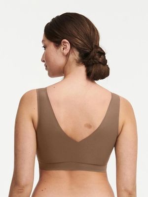 Softstretch Padded top C16A10 - cacoa