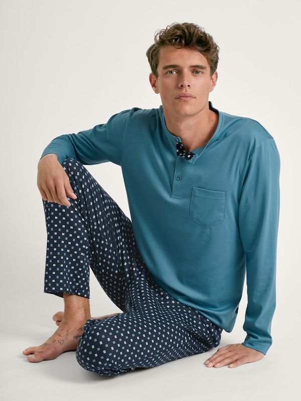 Pyjama met lange mouw Relax choice 43187 - storm blue