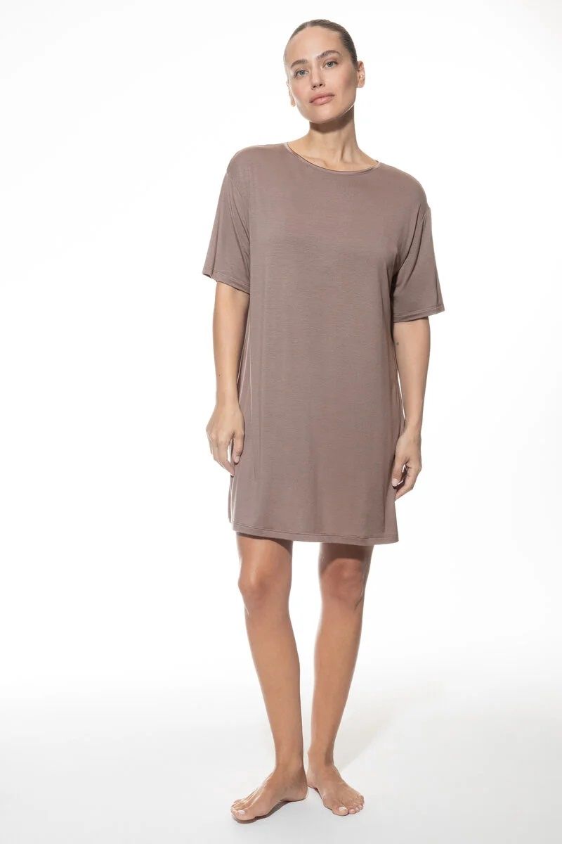 Nachthemd korte mouw Pure Chic 1230065 - milk n coffee