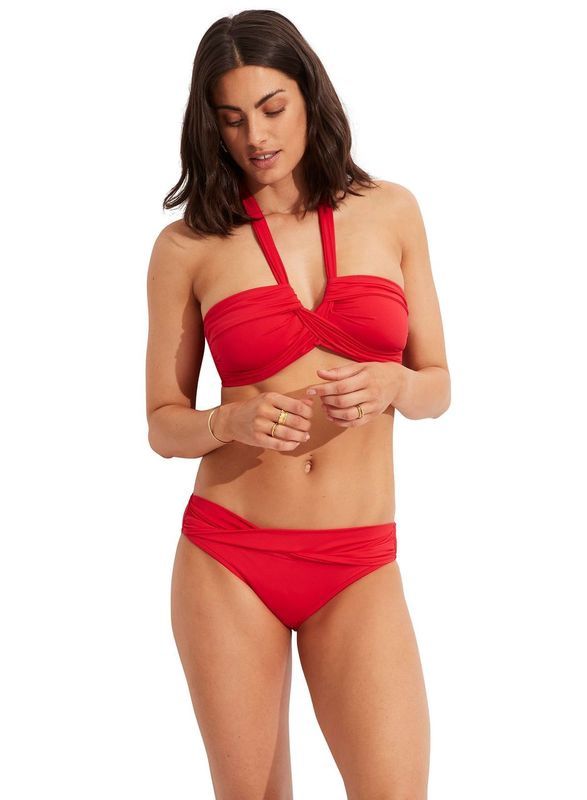 Bikini Halter Bandeau 33816 - chilli red