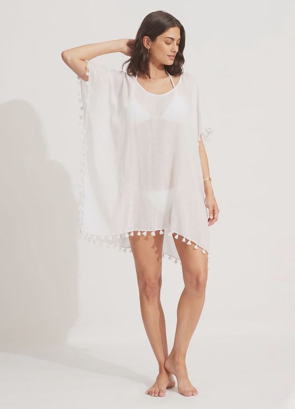 Kaftan Amnesia - wit