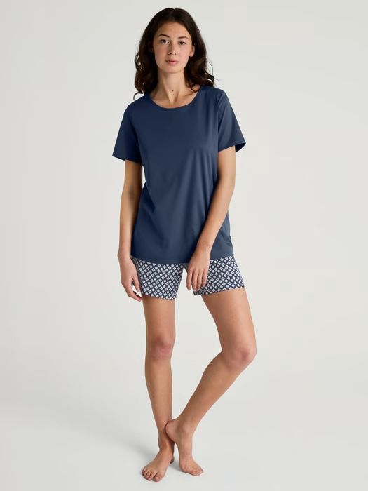 Pyjama korte mouw 44757 - peacoat blue