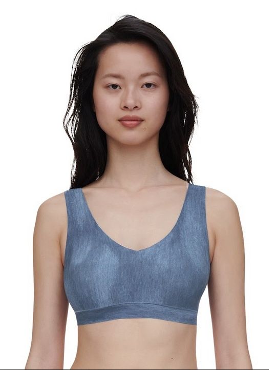 Softstretch Padded top C11D10 - bleu denim