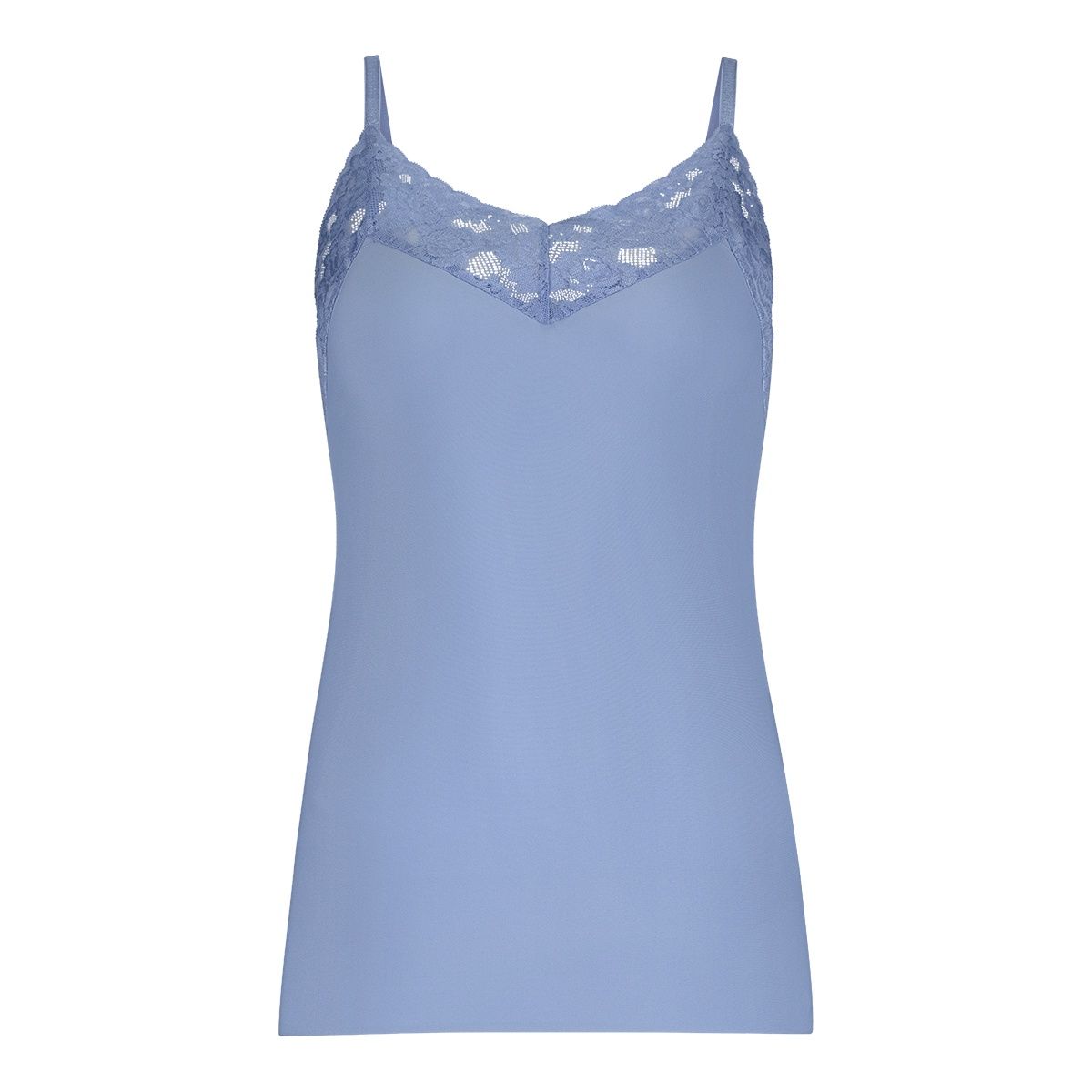 Spaghetti Top Secrets met kant 32526 - lavender blue