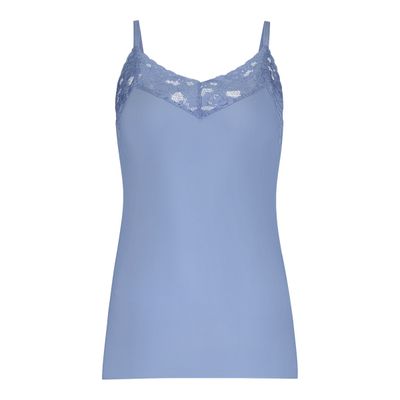Spaghetti Top Secrets met kant 32526 - lavender blue