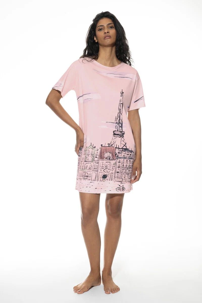 Nachthemd korte mouw 1230060 - bonbon pink