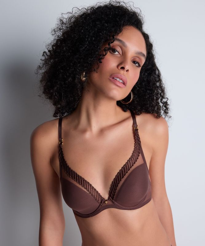 Triangel bh Sheer Emotion 4MF12 - sepia