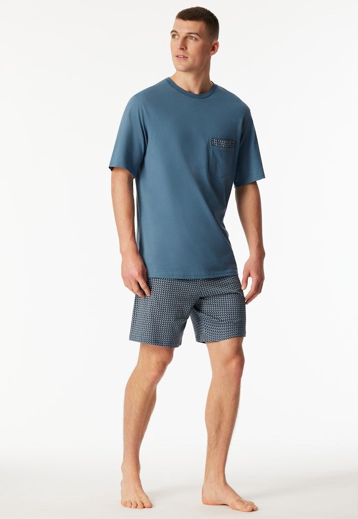 Pyjama korte mouw 180261 - graphite
