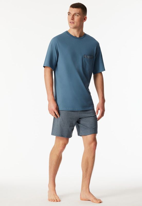 Pyjama korte mouw 180261 - graphite