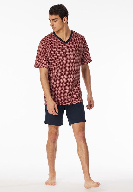 Pyjama korte mouw 181161 - chilli red