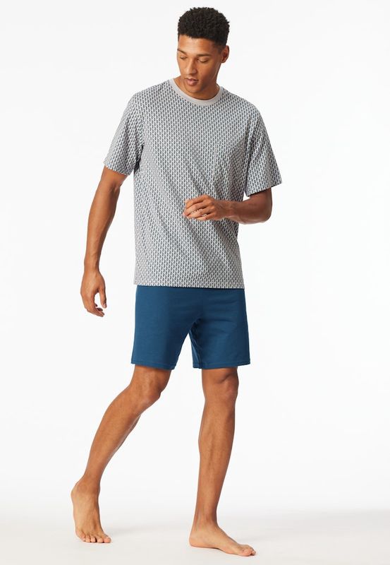 Pyjama korte mouw 181155 - silver