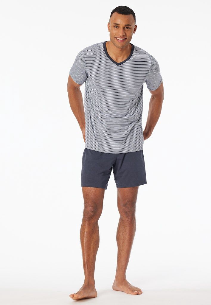 Pyjama korte mouw 182312 - graphite