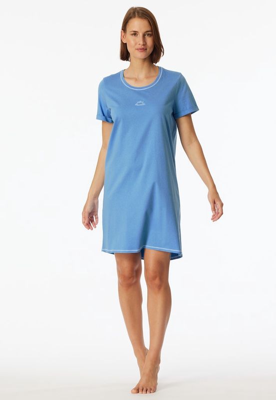 Nachthemd korte mouw 181252 - light blue